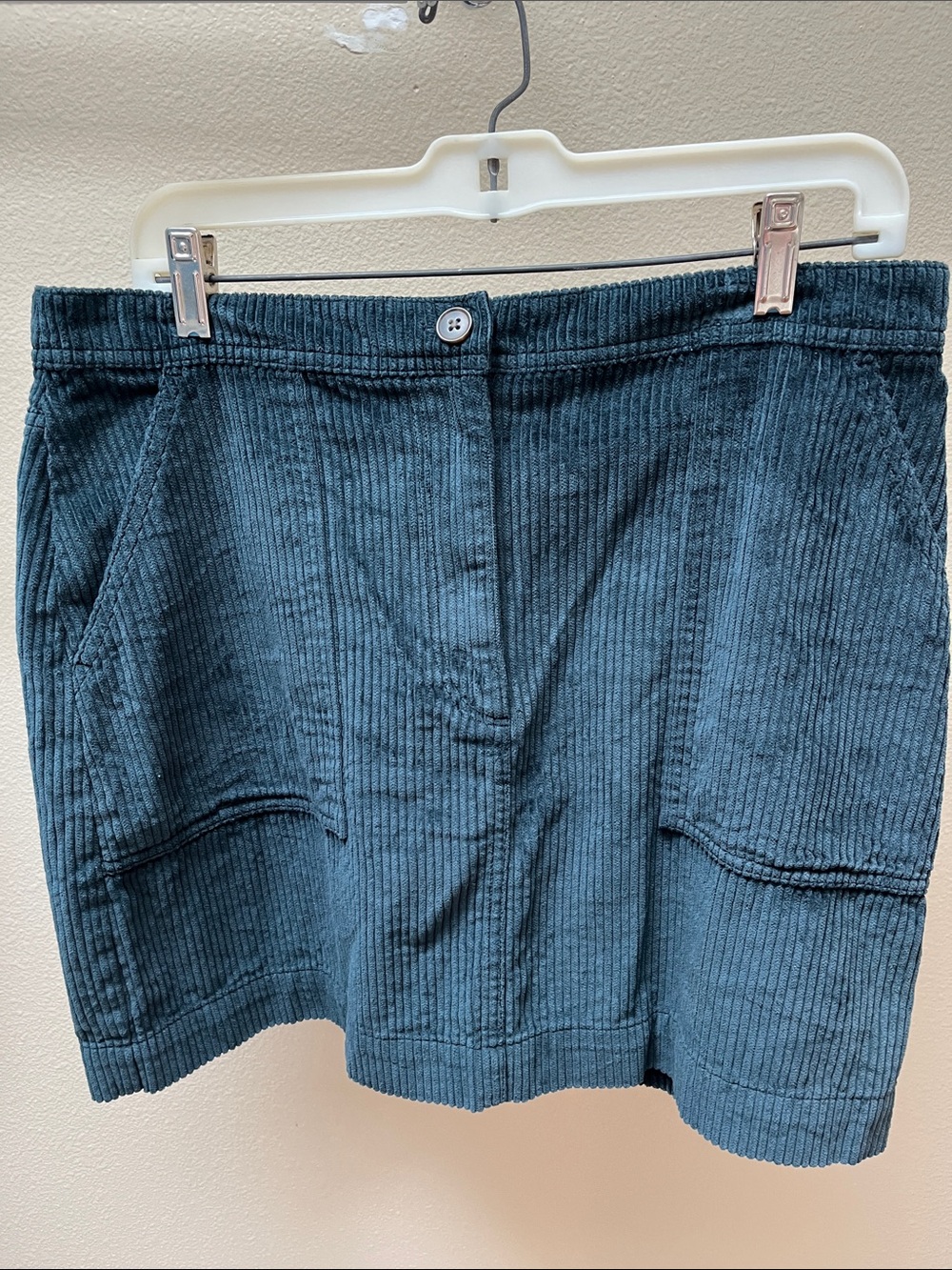 GAP Teal Corduroy Mini Skirt